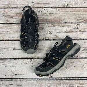 Keen Mens Newport H2 Water Sandals Black 8.5